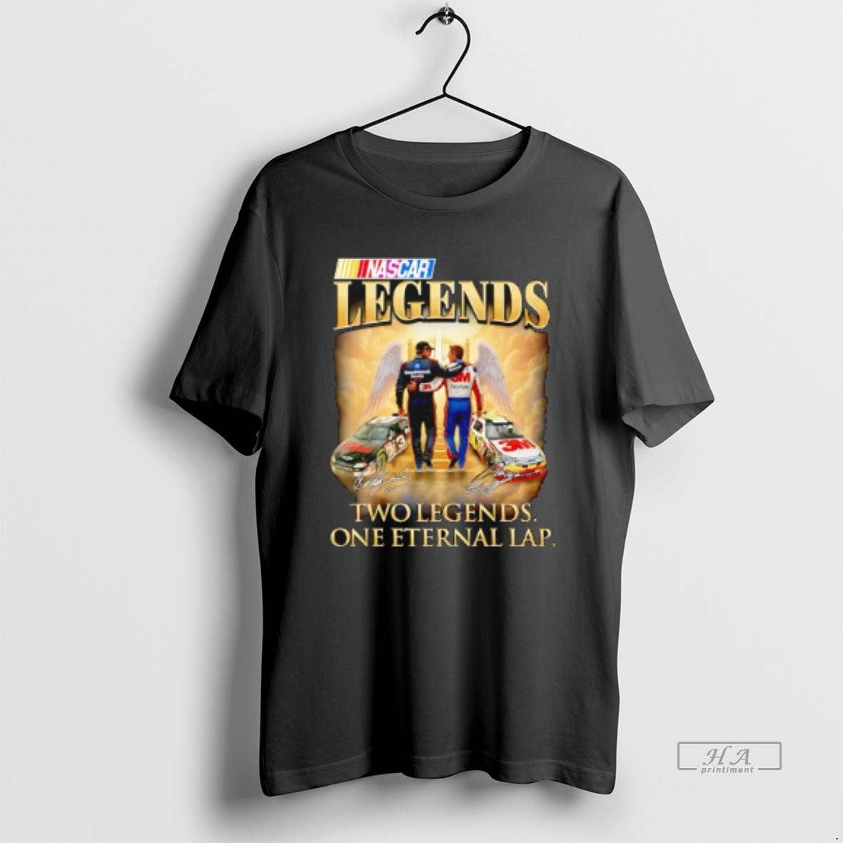 Official Dale Earnhardt And Greg Biffle Nascar Legends Two Legends One Eternal Lap - clothing by TeeHivey.com