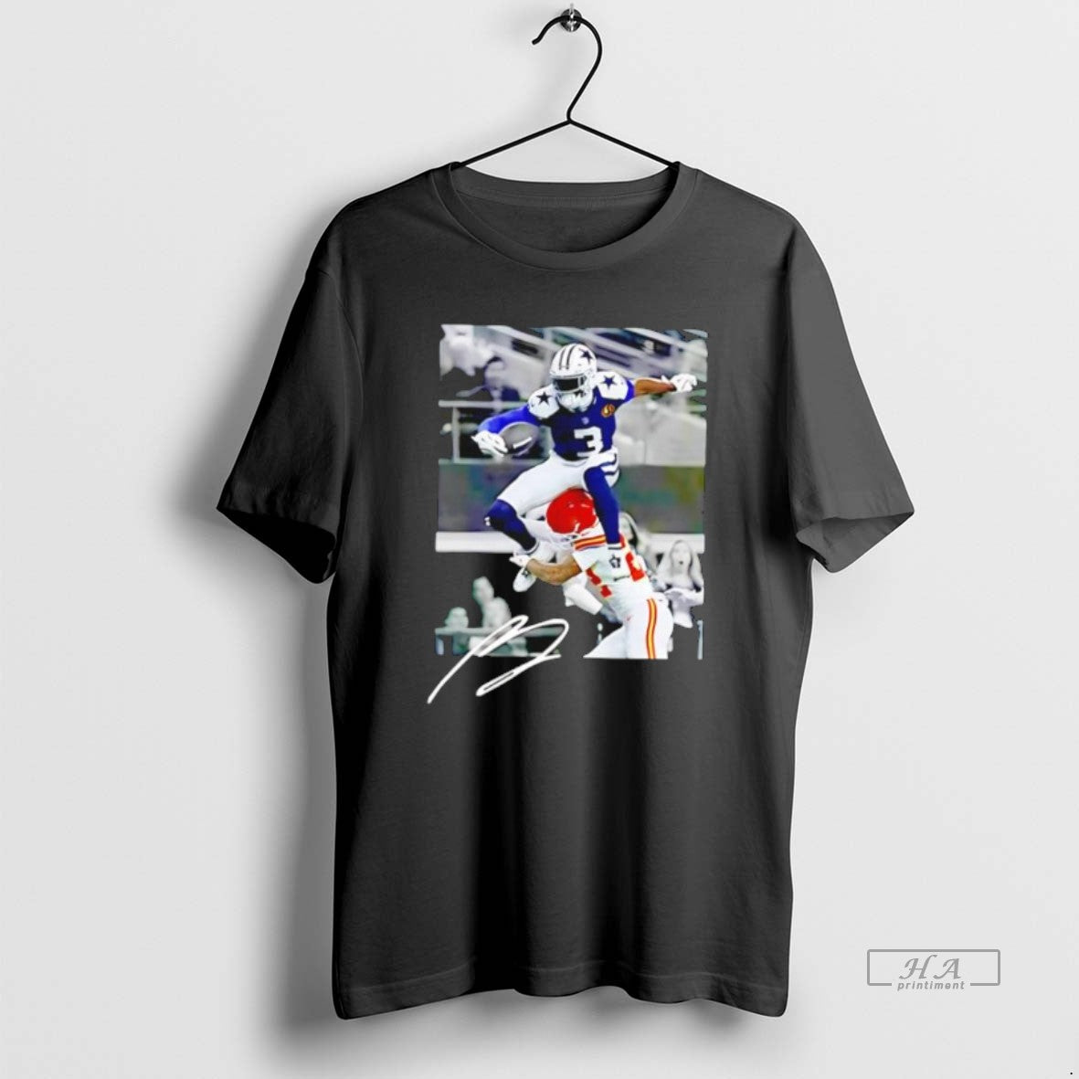 Official Dallas Cowboys George Pickens Jumping Football - clothing by TeeHivey.com