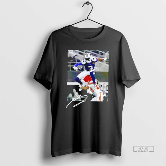 Official Dallas Cowboys George Pickens Jumping Football - clothing by TeeHivey.com