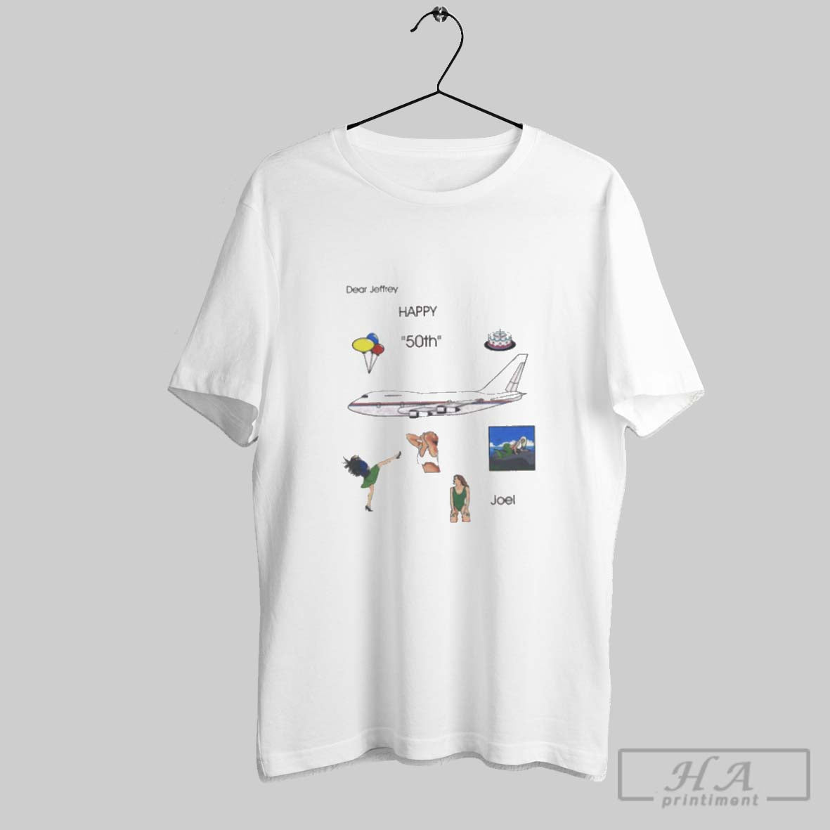 Official Dear Jeffrey Happy 50th Joel Painting - clothing by TeeHivey.com