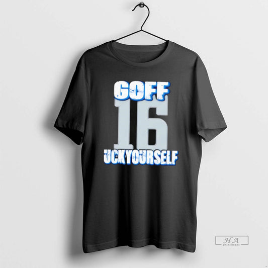 Official Detroit Lions Jared Goff Uck Yourself 16 - clothing by TeeHivey.com