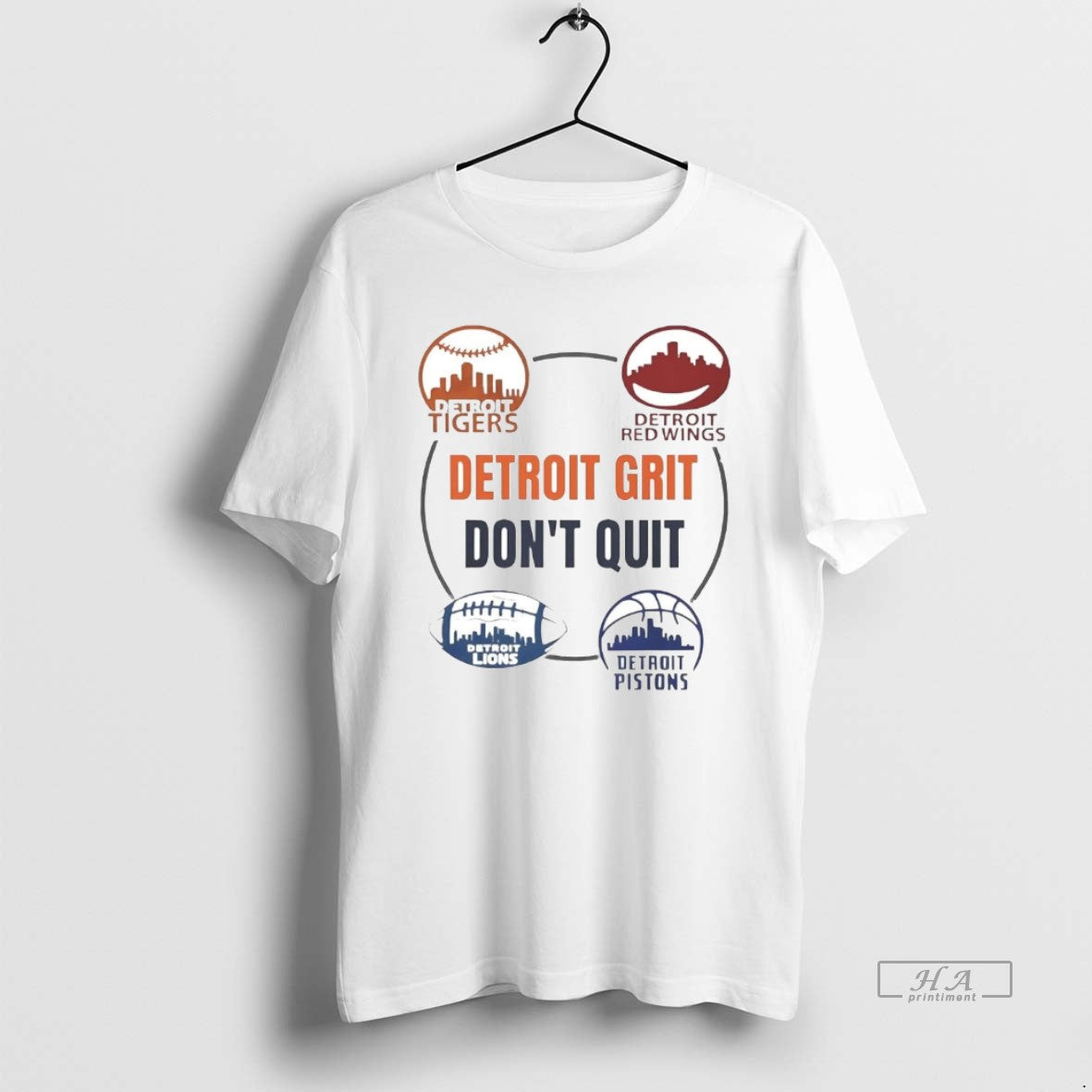 Official Detroit Sports Teams Grit Dont Quit Tigers Lions Pistons Red Wings - clothing by TeeHivey.com
