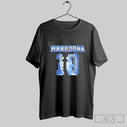 Official Diego Maradona Argentina National Team Name Number - clothing by TeeHivey.com