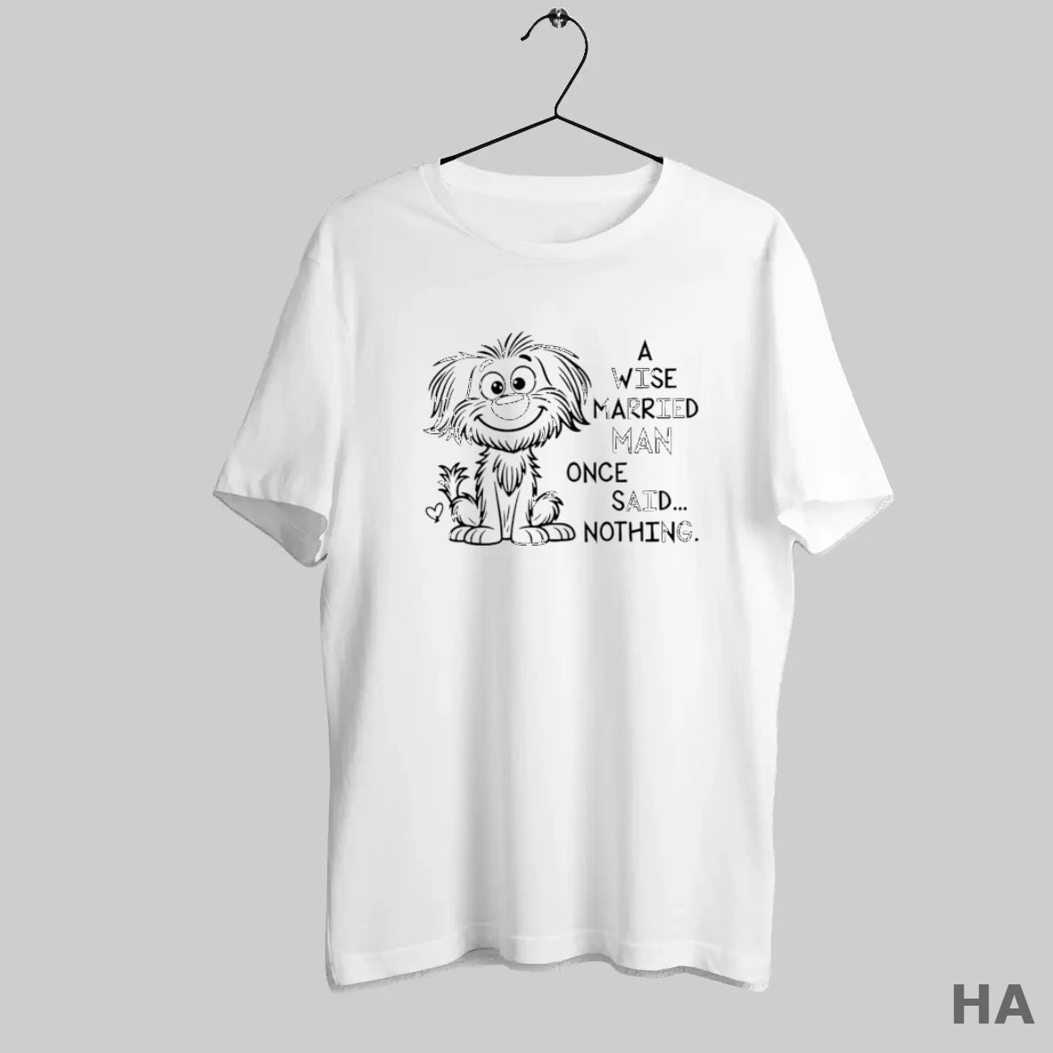 Official Dog A Wise Married Man Once Said Nothing - clothing by TeeHivey.com
