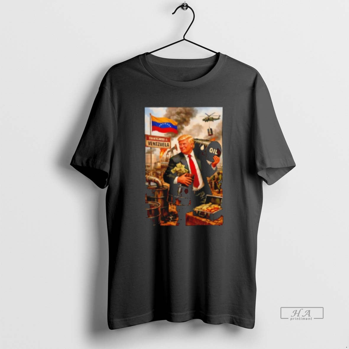 Official Donald Trump Oil And Venezuela Collage - clothing by TeeHivey.com