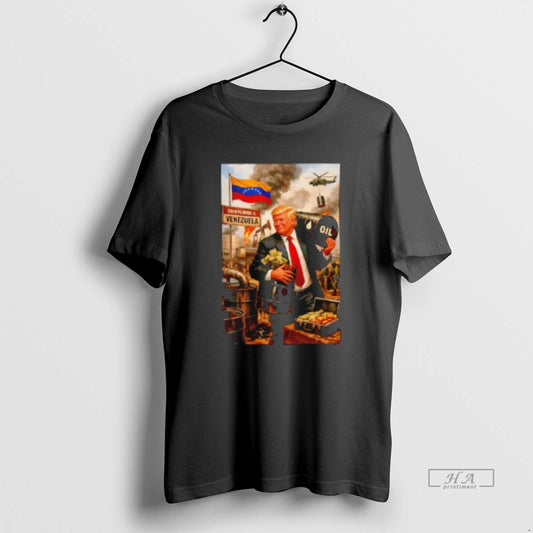 Official Donald Trump Oil And Venezuela Collage - clothing by TeeHivey.com