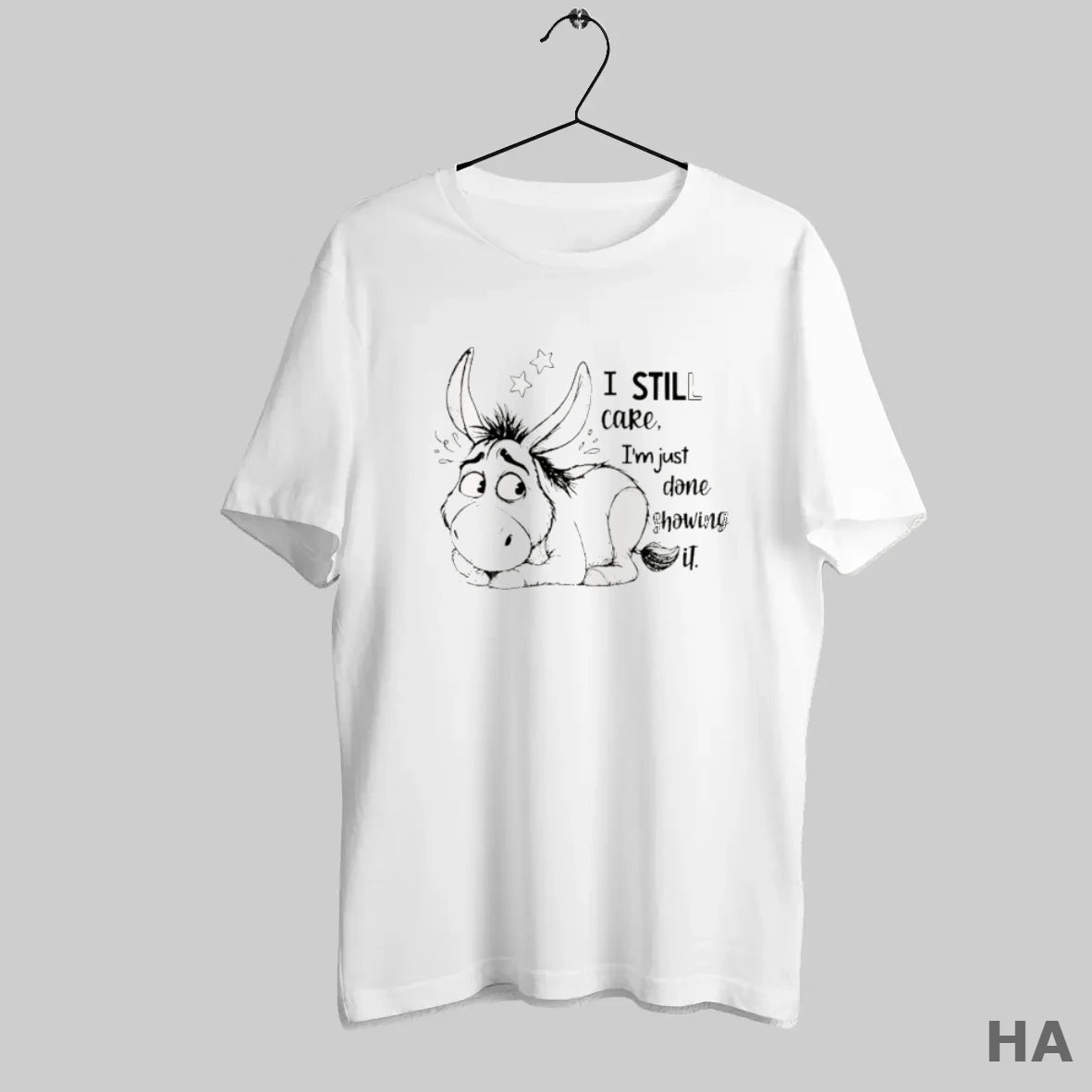 Official Donkey I Still Care Im Just Done Showing It - clothing by TeeHivey.com