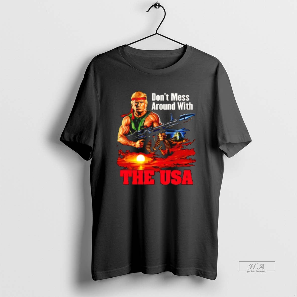 Official Dont Mess Around With The Usa Trump Rambo - clothing by TeeHivey.com