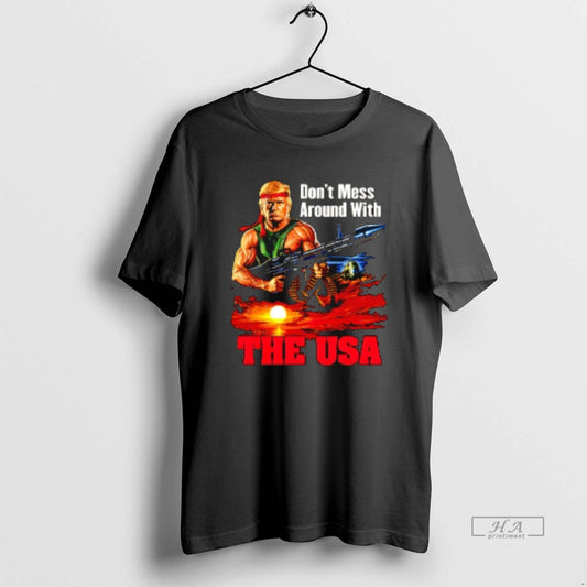 Official Dont Mess Around With The Usa Trump Rambo - clothing by TeeHivey.com