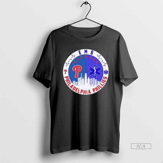Official Ems Philadelphia Phillies Baseball City Skyline - clothing by TeeHivey.com