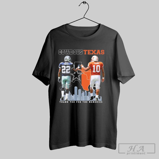 Official Emmitt Smith Dallas Cowboys And Vince Young Texas Longhorns - clothing by TeeHivey.com