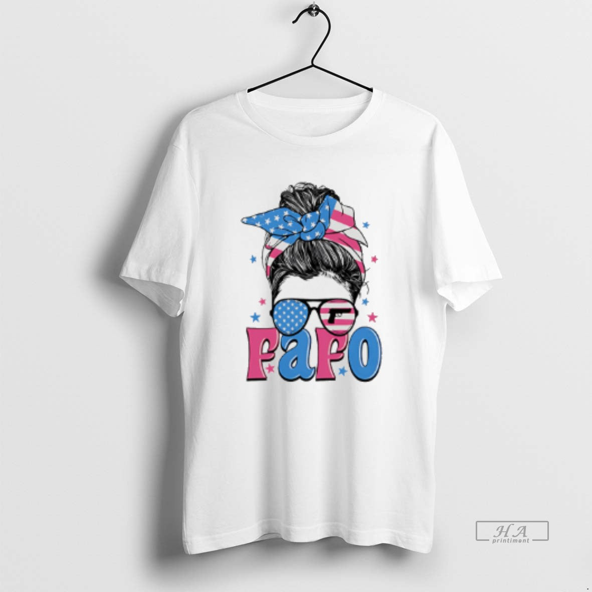 Official Fafo Messy Bun Girl 2026 - clothing by TeeHivey.com
