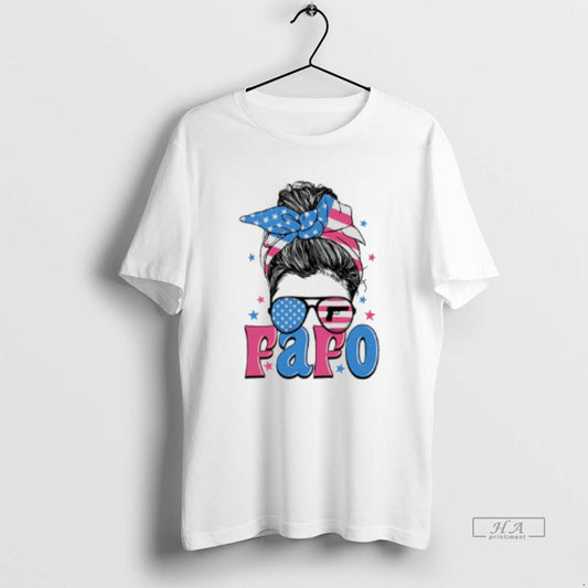 Official Fafo Messy Bun Girl 2026 - clothing by TeeHivey.com