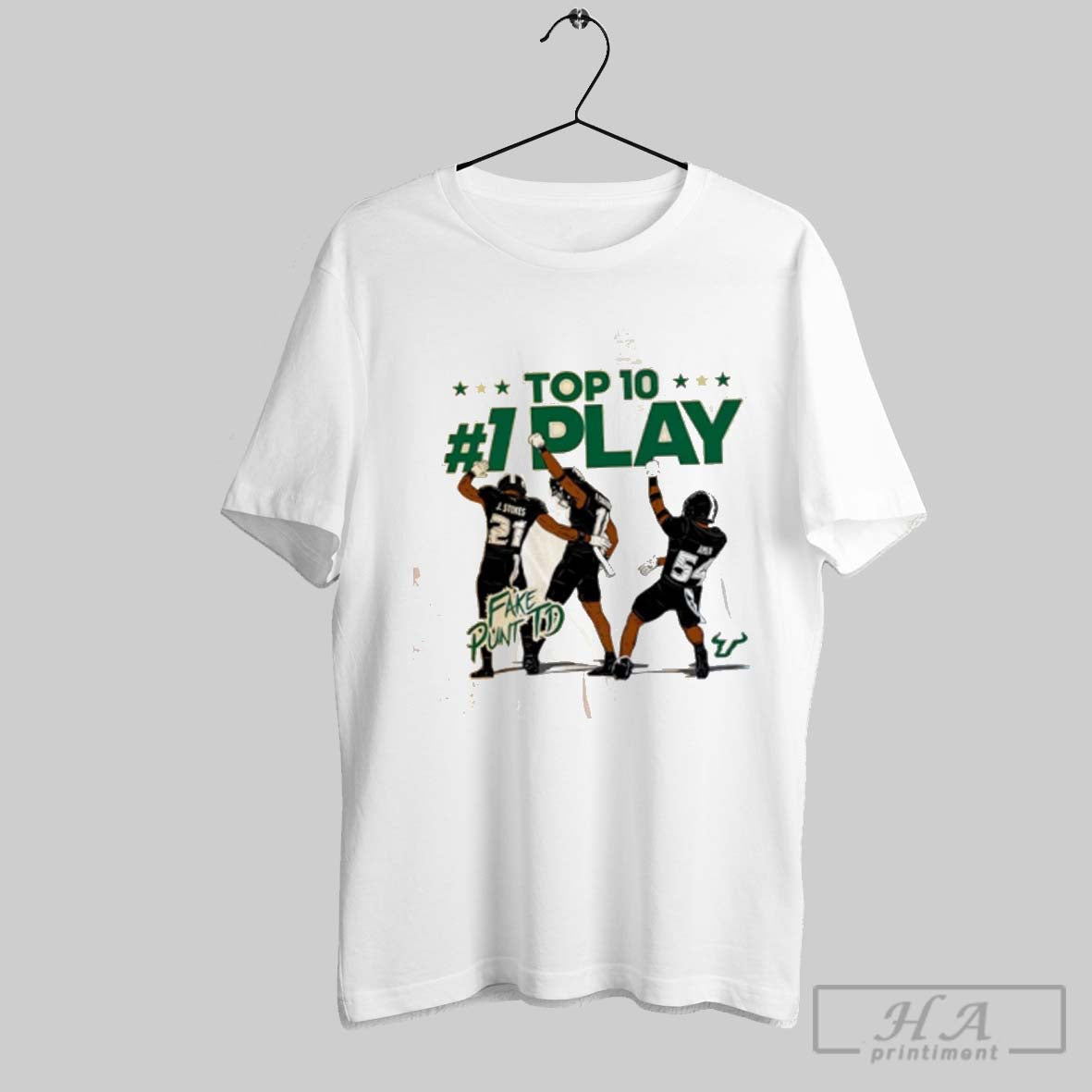 Official Fake Punt Td Usf Football Ncaa Top 10 1 Play - clothing by TeeHivey.com