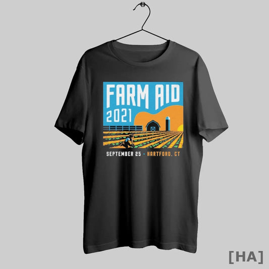 Official Farm Aid 2021 September 25 Hartford Ct Concert Logo - clothing by TeeHivey.com