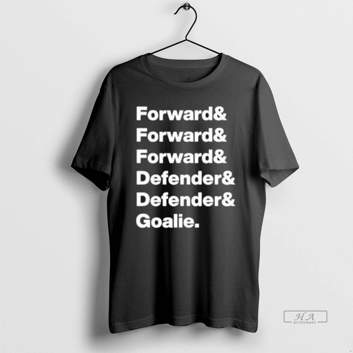Official Forward Forward Forward Defender Defender Goalie List Team - clothing by TeeHivey.com