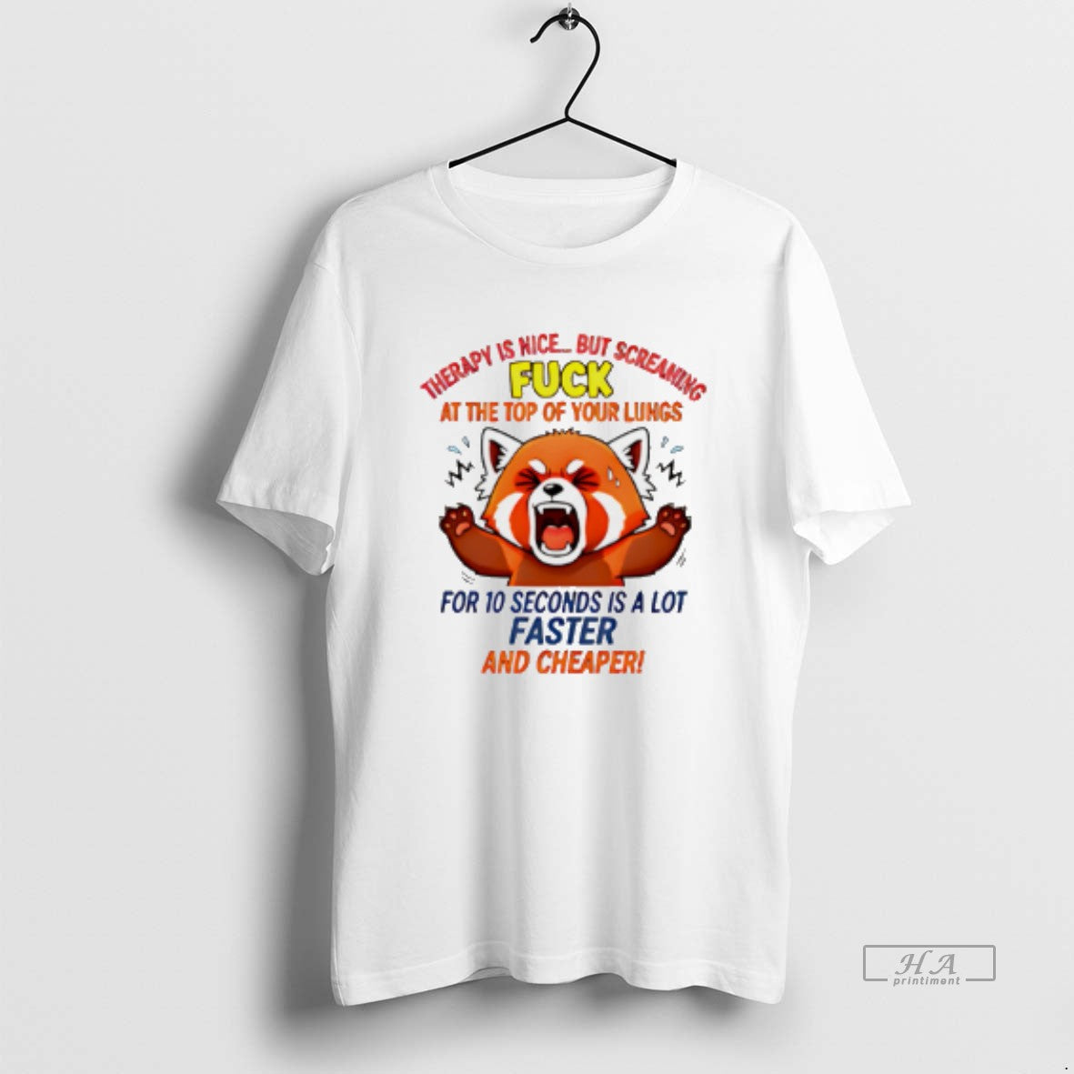 Official Fox Therapy Is Nice But Screaming Fuck At The Top Of Your Lungs - clothing by TeeHivey.com