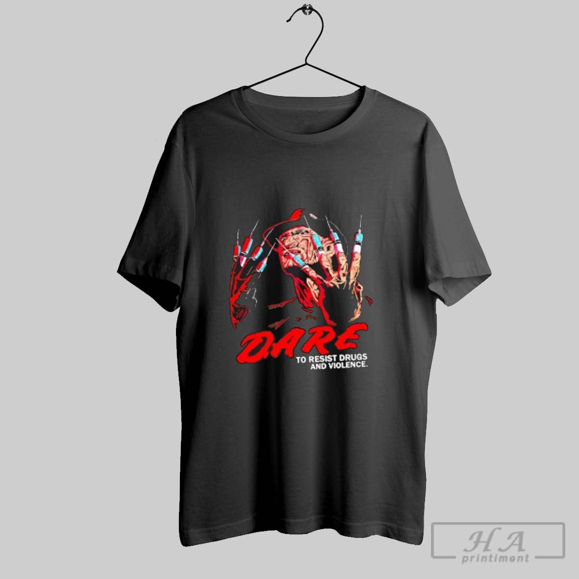 Official Freddy Krueger Dare To Resist Drugs And Violence Halloween - clothing by TeeHivey.com