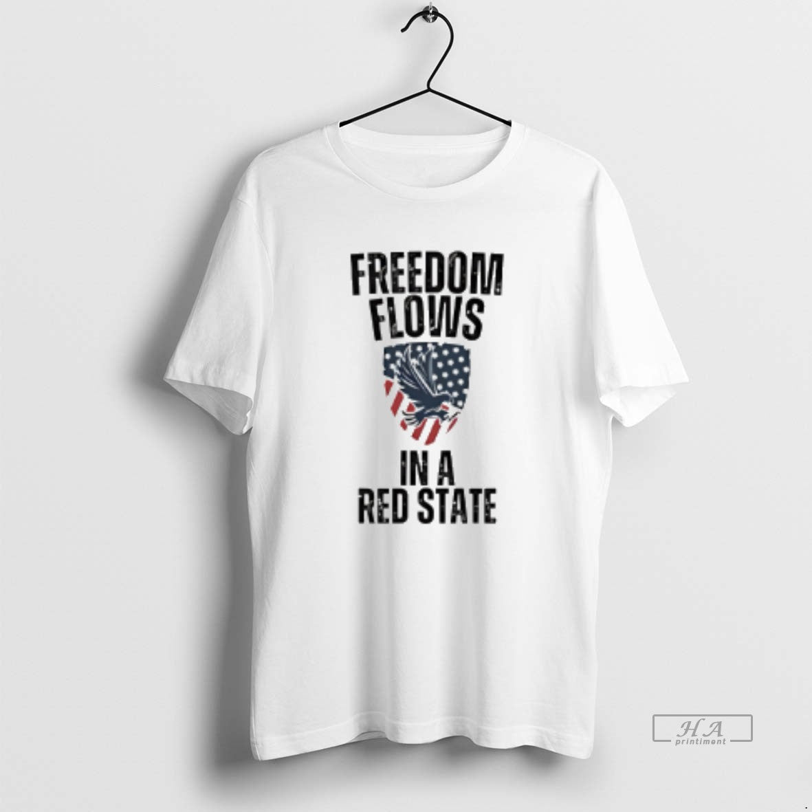Official Freedom Flows In A Red State - clothing by TeeHivey.com