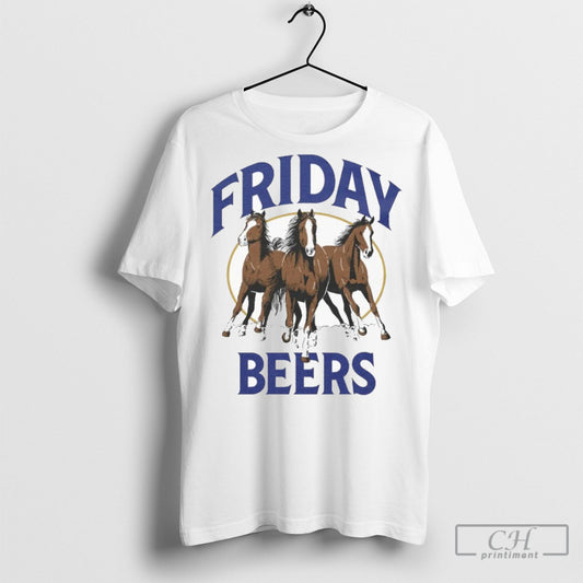 Official Friday Beers Horses Sweater