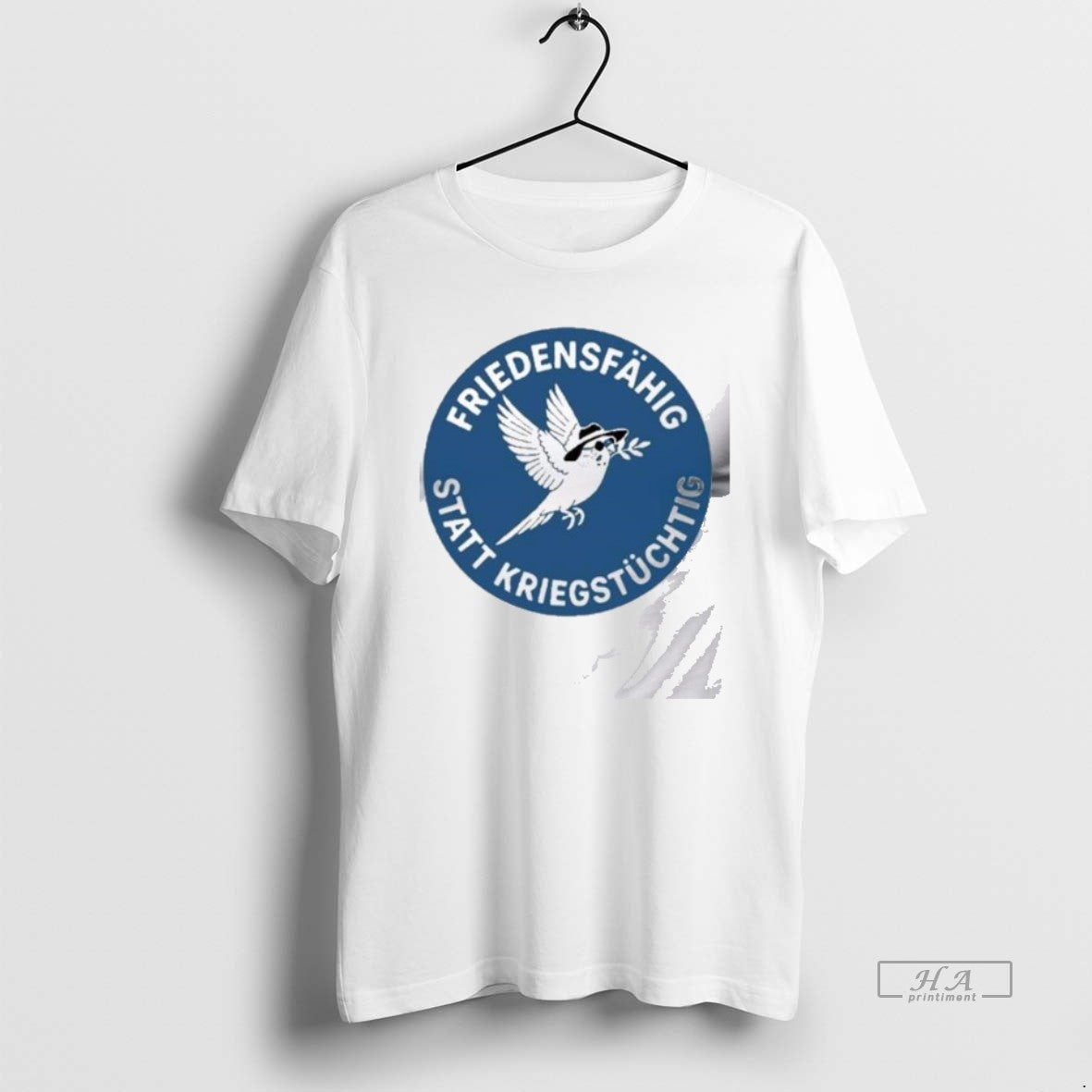 Official Friedensfahig Statt Kriegstuchtig T Men - clothing by TeeHivey.com