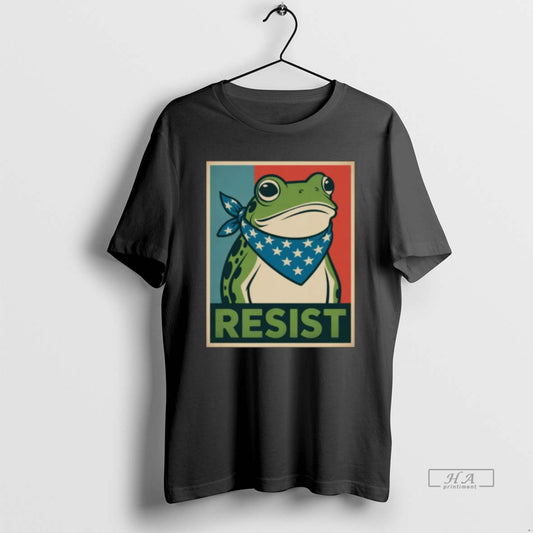 Official Frog Resist Oregon No Kings Protest Resistance Democrat - clothing by TeeHivey.com