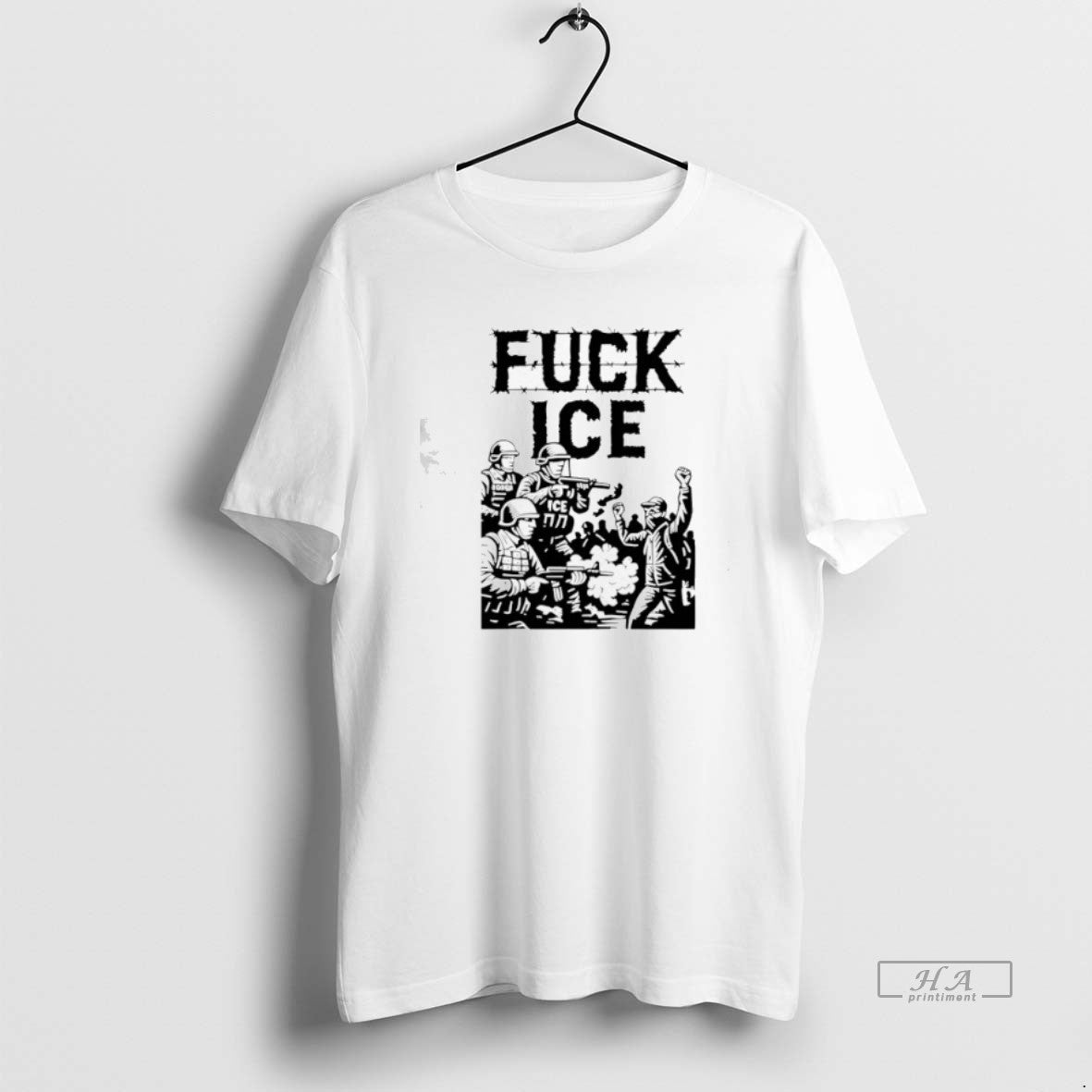 Official Fuck Ice Barbed Wire Protest - clothing by TeeHivey.com