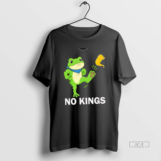 Official Funny No Kings Portland Frog Protest Resist - clothing by TeeHivey.com