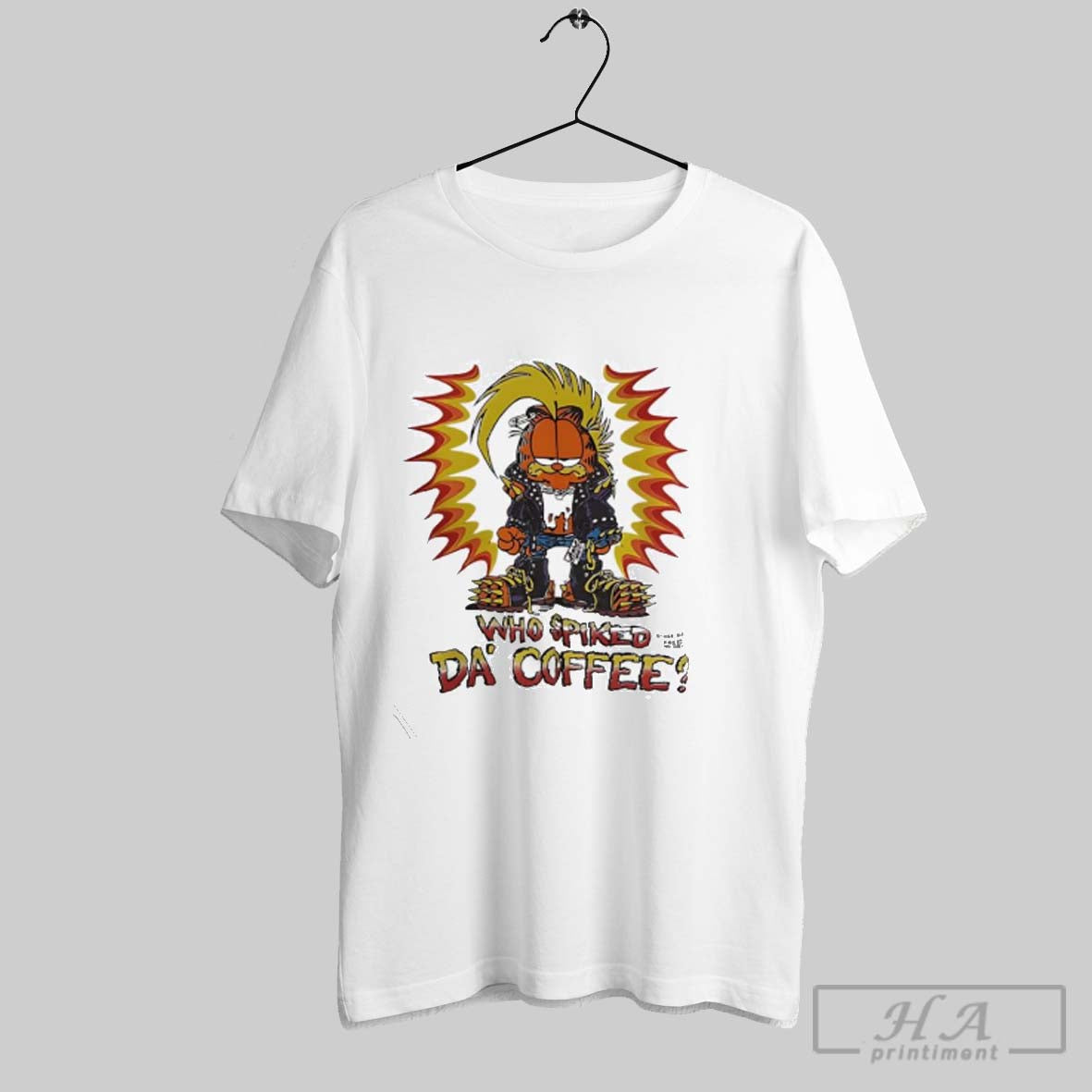Official Garf Who Spiked Da Coffee - clothing by TeeHivey.com