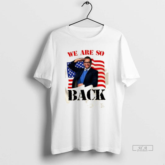 Official George Santos We Are So Back Us Flag - clothing by TeeHivey.com
