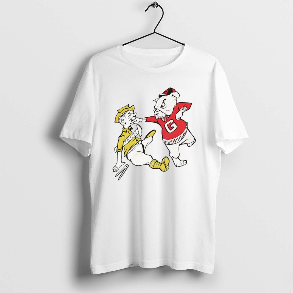 Official Georgia Bulldogs Beat Georgia Tech Yellow Jackets Mascot Meme - clothing by TeeHivey.com