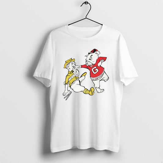 Official Georgia Bulldogs Beat Georgia Tech Yellow Jackets Mascot Meme - clothing by TeeHivey.com