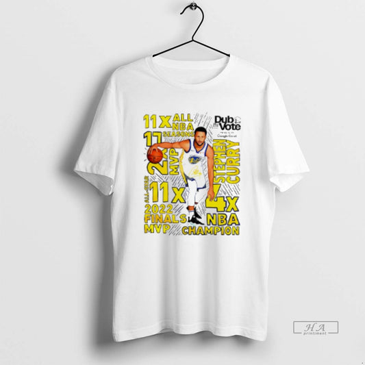 Official Golden State Warriors Stephen Curry 11x All Nba Seasons - clothing by TeeHivey.com