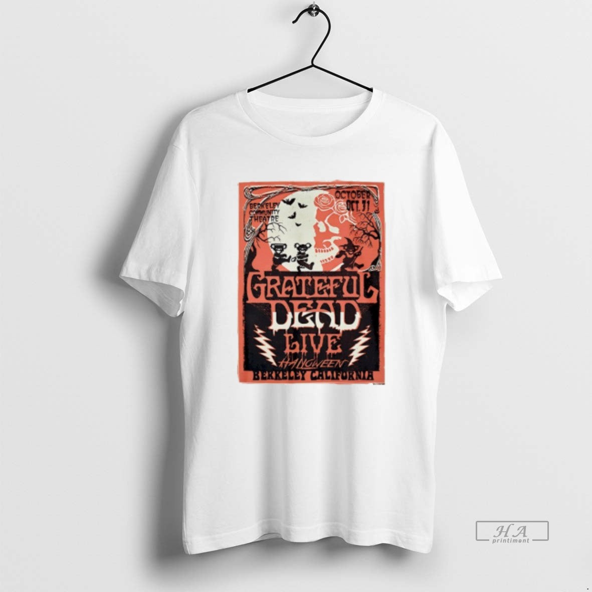 Official Grateful Dead Berkeley Community Theatre California Halloween - clothing by TeeHivey.com
