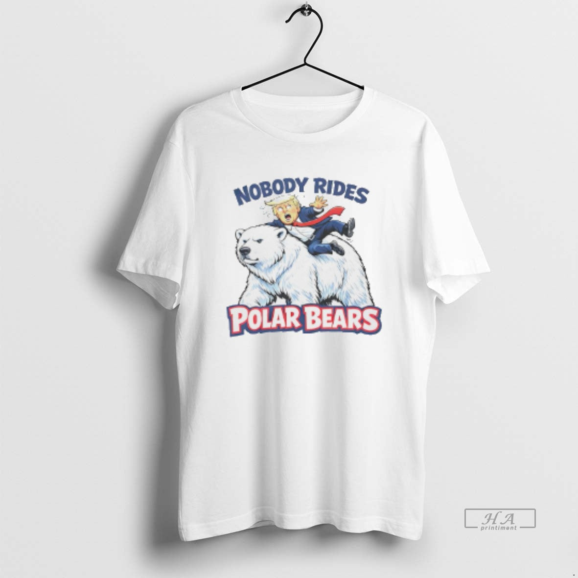 Official Greenland Nobody Rides Polar Bears Trump Caricature - clothing by TeeHivey.com