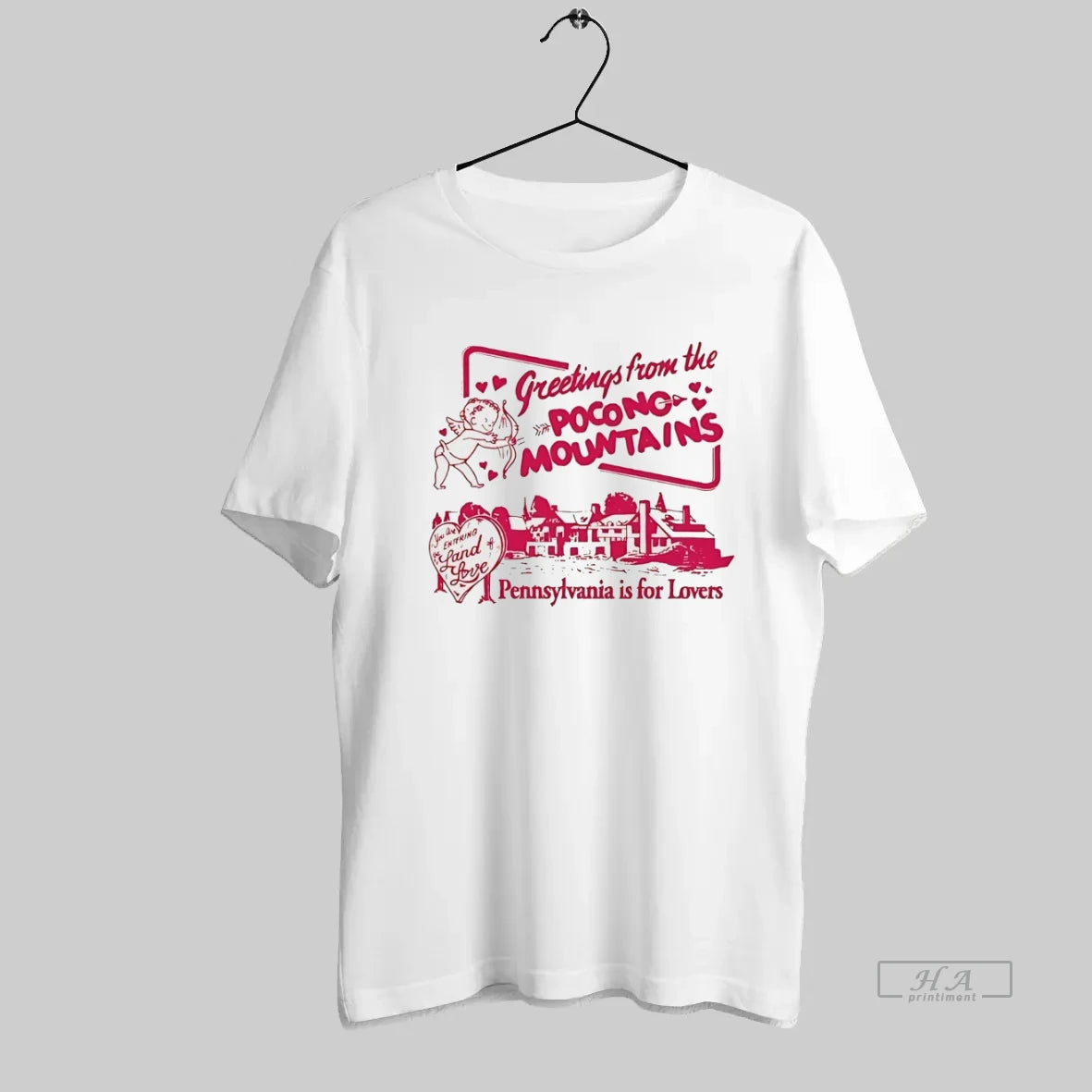 Official Greetings From The Pocono Mountains Pennsylvania Is For Lovers - clothing by TeeHivey.com