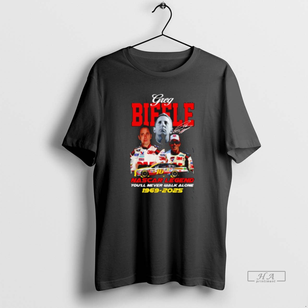 Official Greg Biffle Nascar Legend Youll Never Walk Alone 1960 2025 - clothing by TeeHivey.com