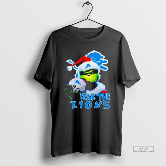 Official Grinch Fear The Lions Detroit Lions - clothing by TeeHivey.com