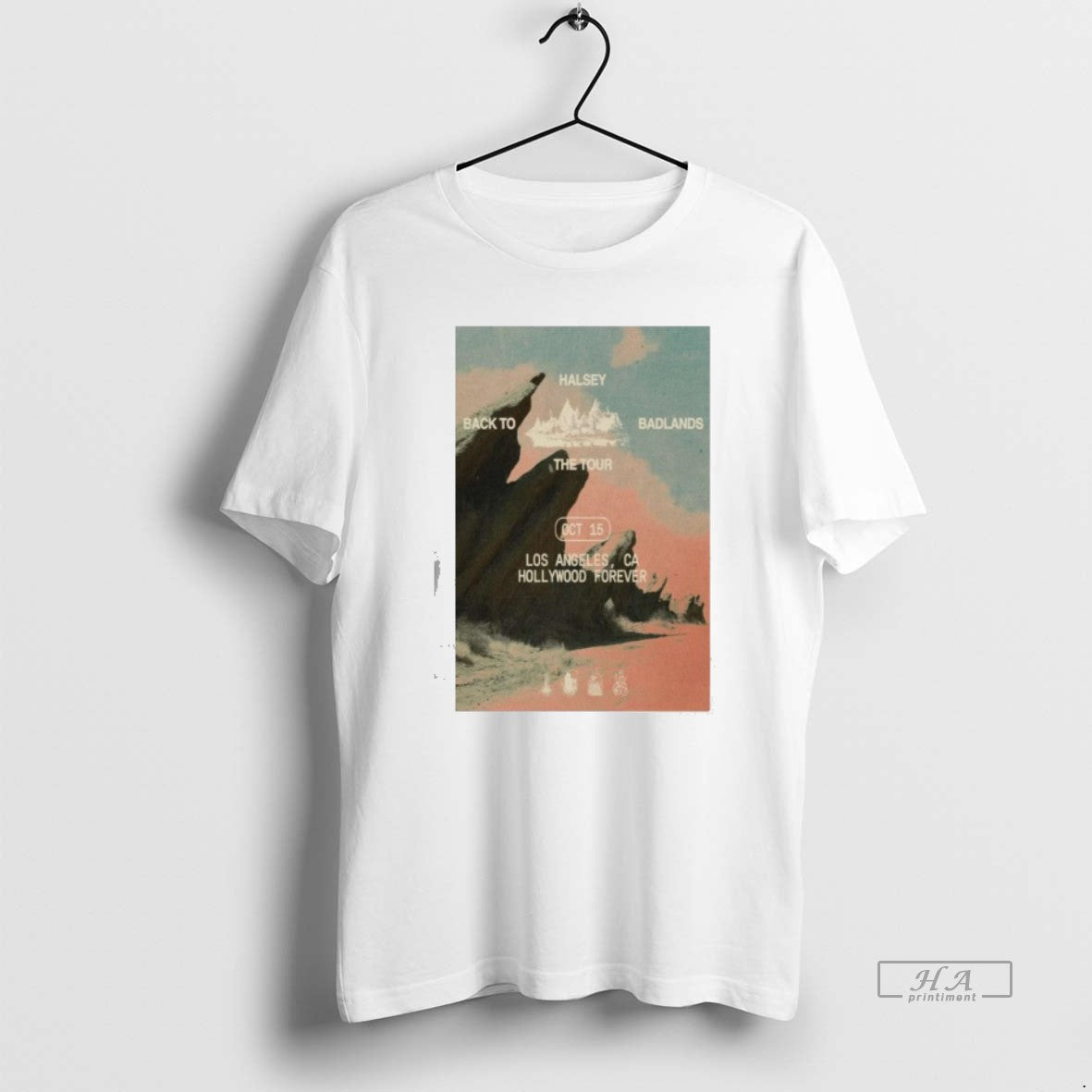 Official Halsey Back To Badlands Los Angeles 10 15 - clothing by TeeHivey.com