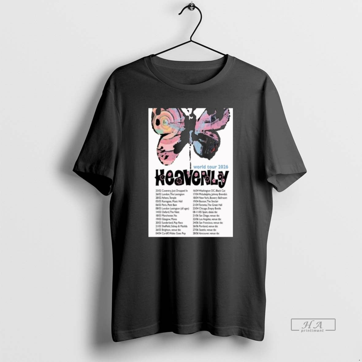 Official Heavenly World Tour 2026 Long Sleve - clothing by TeeHivey.com