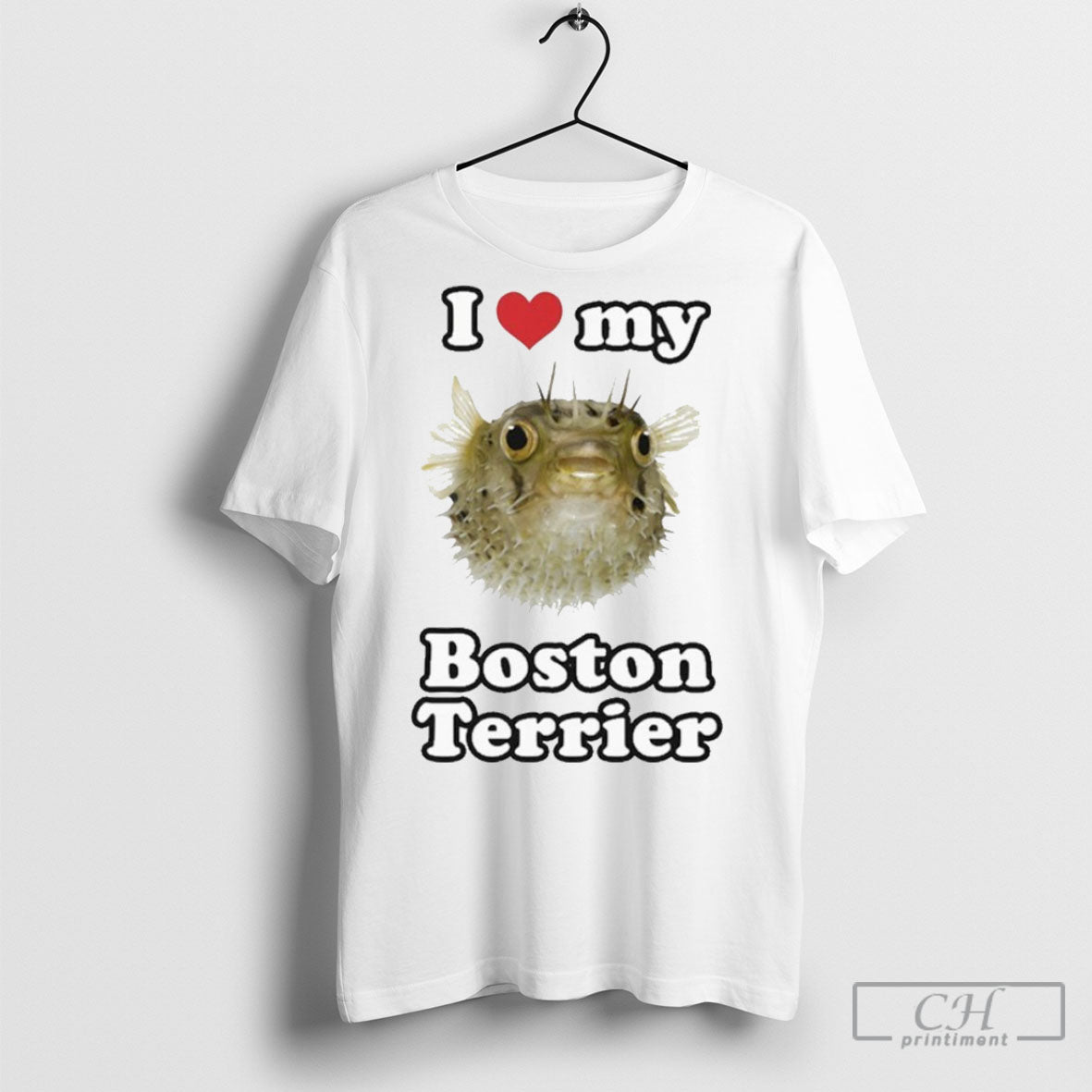 Official I Love My Boston Terrier Sweater