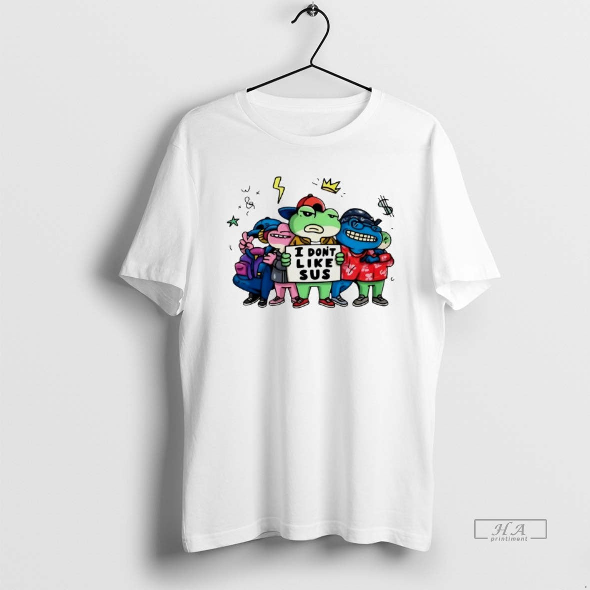 Official I Dont Like Sus - clothing by TeeHivey.com