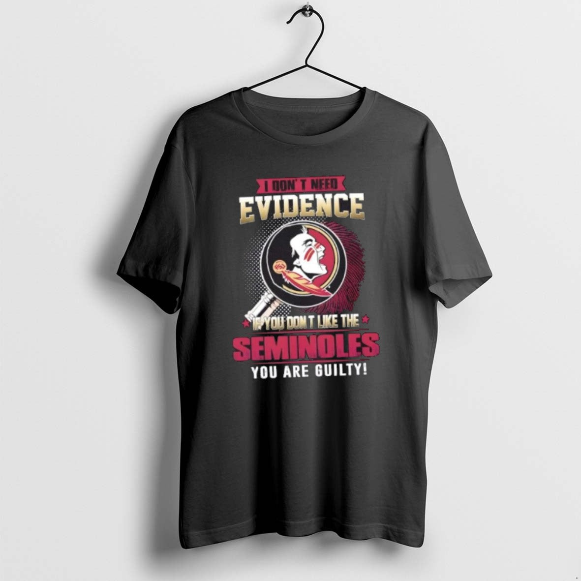 Official I Dont Need Evidence If You Dont Like The Florida State Seminoles You Are - clothing by TeeHivey.com