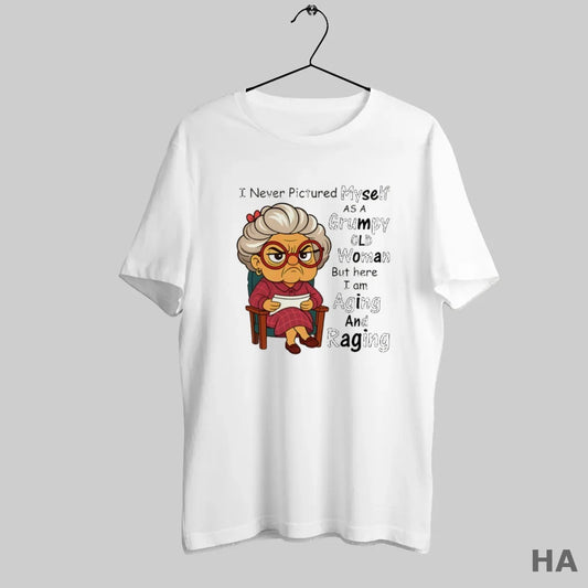 Official I Never Pictured Myself As A Grumpy Old Woman Aging And Raging - clothing by TeeHivey.com