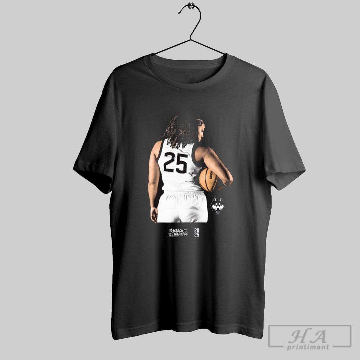 Official Ice Brady Portrait Uconn Huskies Basketball 2025 Ncaa March Madness - clothing by TeeHivey.com