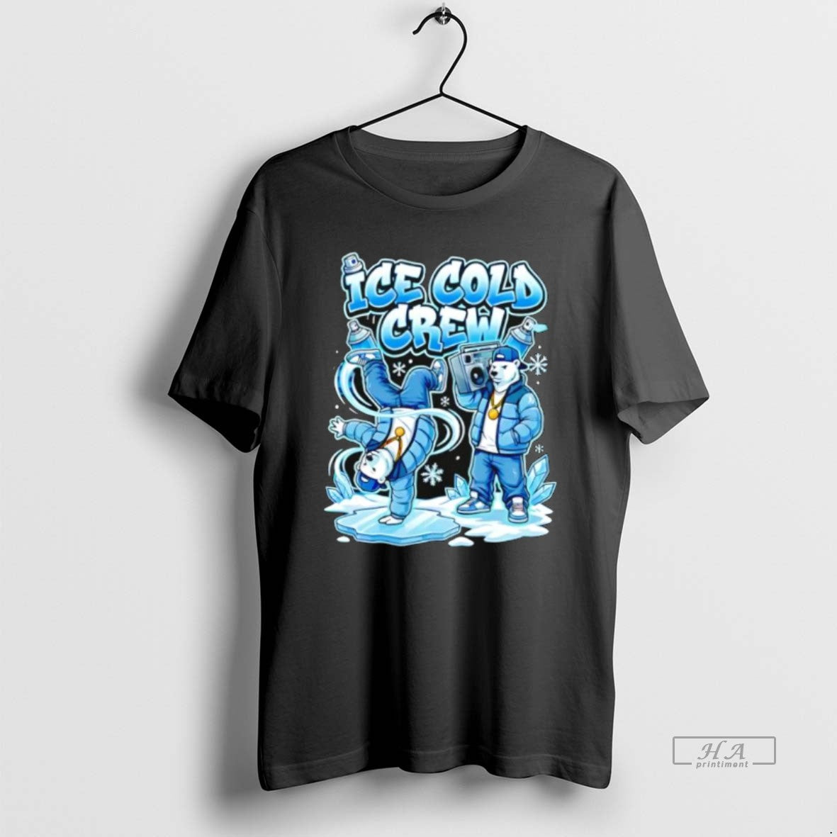 Official Ice Cold Crew Hip Hop Polar Bear Breakdance Christmas - clothing by TeeHivey.com