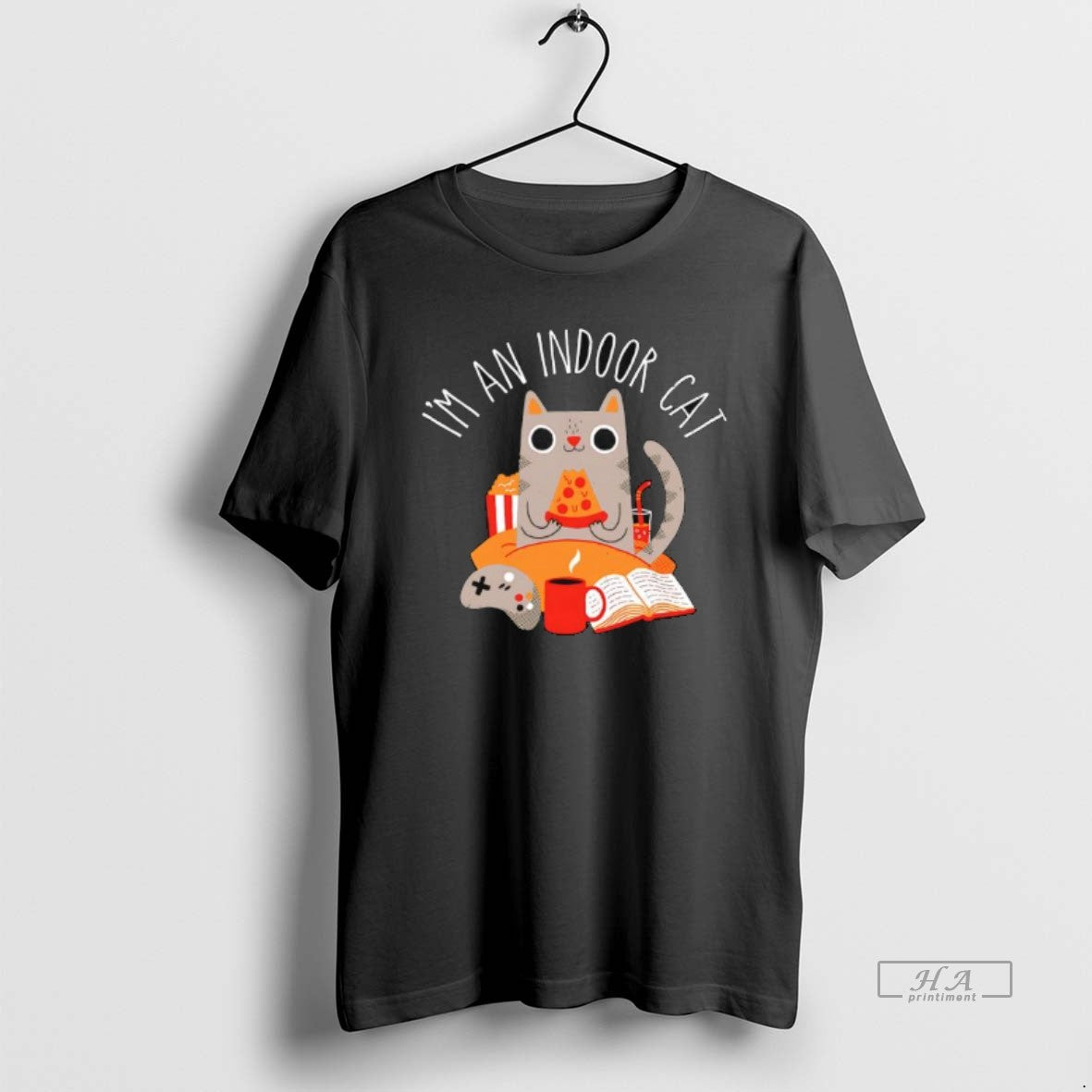 Official Im An Indoor Cat Graphic - clothing by TeeHivey.com