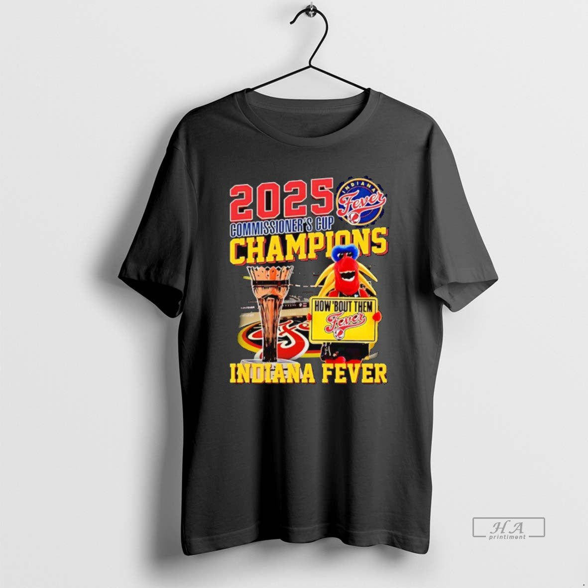 Official Indiana Fever 2025 Commissioners Cup Champions - clothing by TeeHivey.com