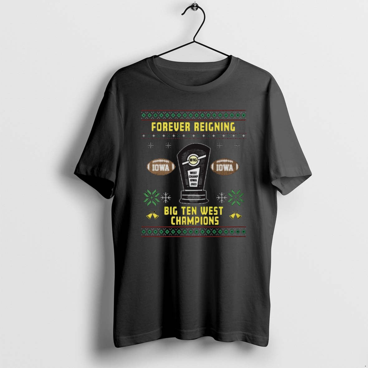 Official Iowa Forever Reigning Big Ten West Champions Ugly Christmas 2025 - clothing by TeeHivey.com