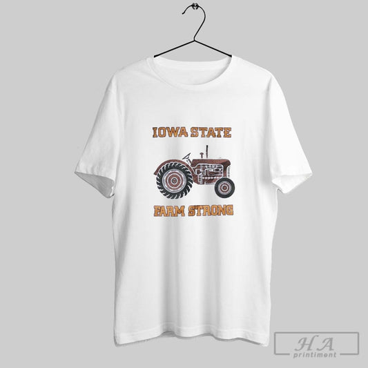 Official Iowa State Farm Strong Tractor Shirt Hoodie Sweater Long Sleeve And Tank Top